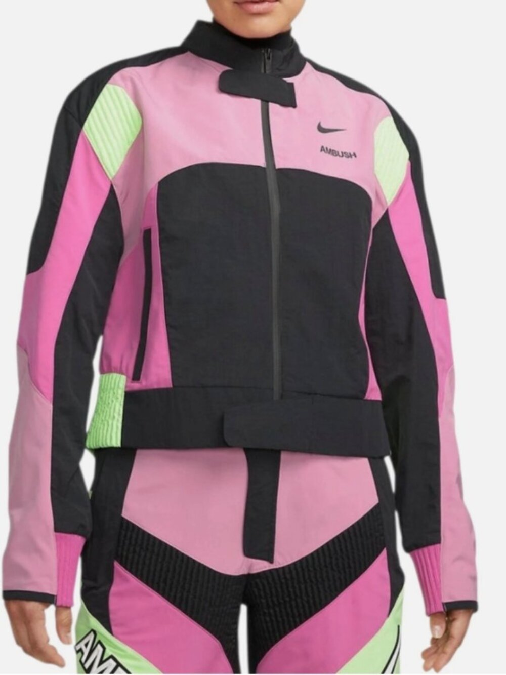 Nike x Ambush Motorcycle Jacket In Magic Flamingo - Extra Small (Women's)